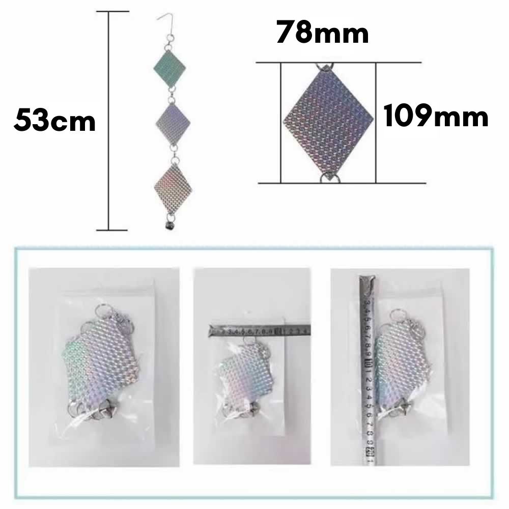 Bird Deterrent Reflective Discs Single Set, image 2